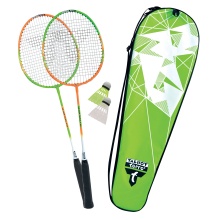 Talbot Torro Badminton Set 2-Attacker (2x Schläger, 2x Bälle, 1x Hülle)